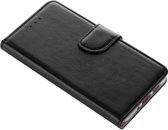 Xssive Universele Hoesje - Book Case - tot 5,5 inch display - geschikt voor pasjes - Zwart