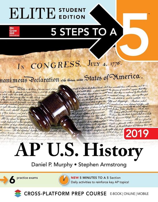 5 Steps to a 5: AP U.S. History 2019 Elite Student Edition - cover