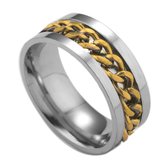 Montebello Ring Arie Gold - Dames - 316L Staal - Kabel - 8 mm - Maat 63 - 20
