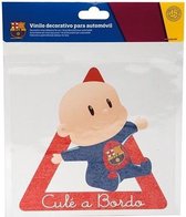 sticker Culé a Bordo FC Barcelona rood/blauw per stuk