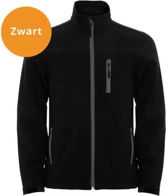 De eigenaar verrassing moersleutel Softshell jas heren - maat M - Zwart | bol.com