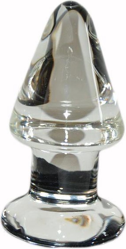 Glas Glazen Transparant Groot Buttplug Diameter 4.5 cm | bol