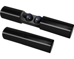 Oortjes draadloos Bluetooth Oordopjes Draadloze oordopjes - In-Ear Oordopjes Met Oplaadcase - TWS- Zwart