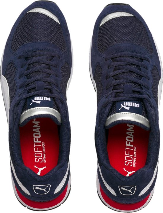 red and white puma shoes