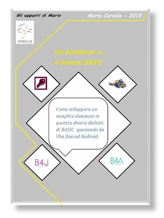 Un database in .. 4 dialetti BASIC - cover