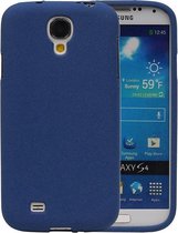 Blauw Zand TPU back case cover hoesje voor Samsung Galaxy S4 I9500