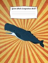 Sperm Whale Composition Book