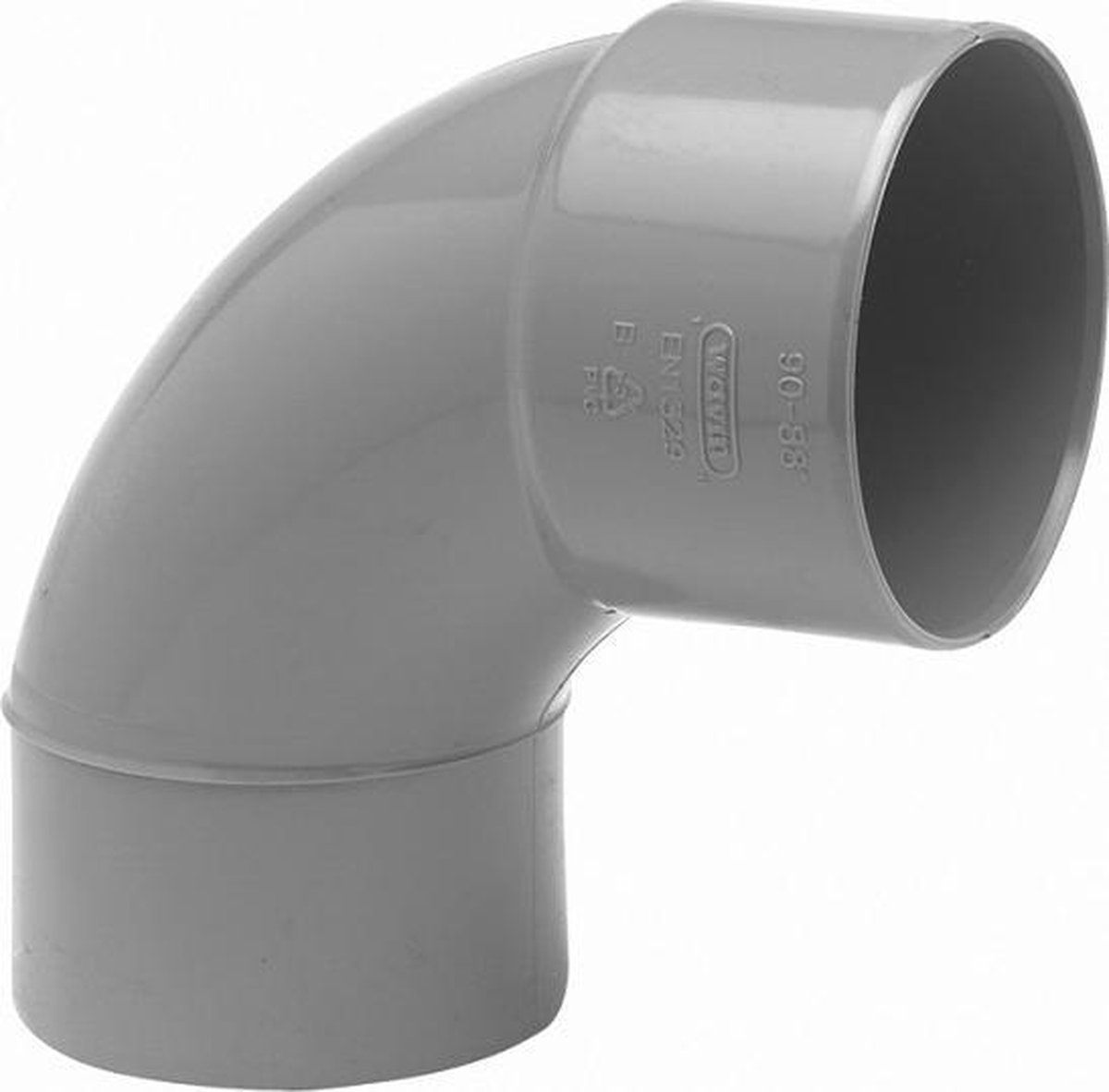 Wavin PVC lijm bocht 22° 110mm mof/spie