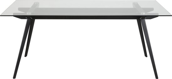Eettafel Maurane 180x90cm - zwart