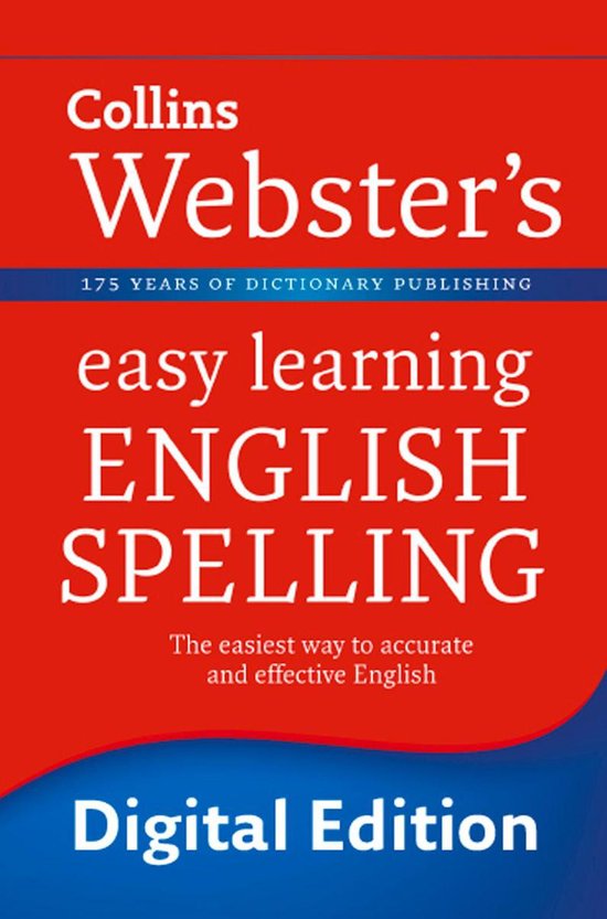 Collins Webster’s Easy Learning - English Spelling - cover