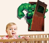 BLYEWALL 3D De Hulk Muursticker Muurposter Huisdecoratie Woondecoratie Marvel Kinderkamer