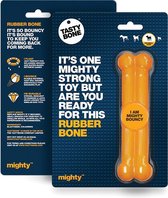 Tasty bone mighty rubber bot - small - oranje