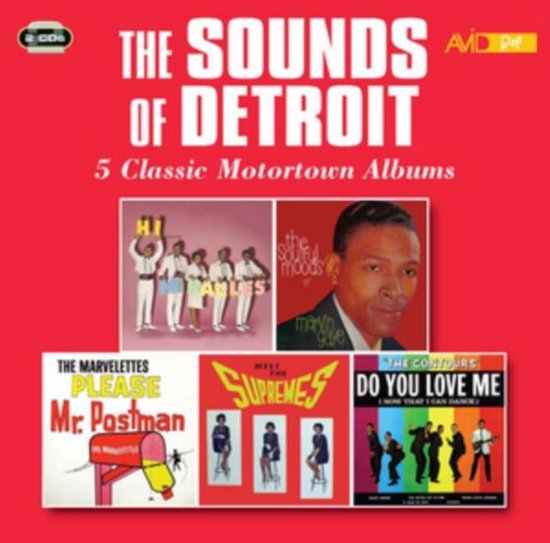 The Sounds Of Detroit - Five Classic Motortown Albums (Hi. Were The Miracles / The Soulful Moods Of / Please Mr Postman / Meet The Supremes / Do You Love Me)