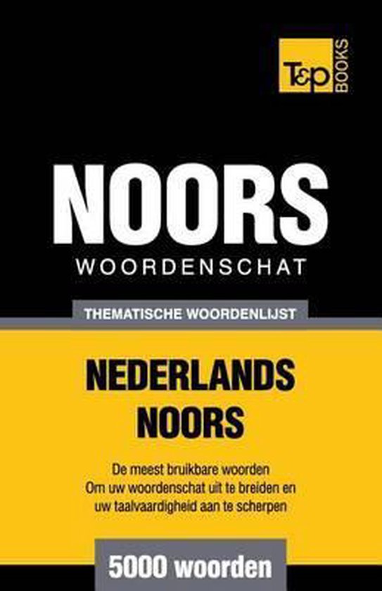 Thematische Woordenschat Nederlands-Noors - 5000 Woorden - cover