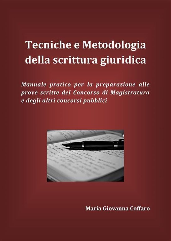 Tecniche e Metodologia della scrittura giuridica - cover