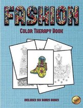Color Therapy Book (Fashion): This book has 36 coloring sheets that can be used to color in, frame, and/or meditate over