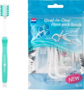 Better Toothbrush & Floss-Pick-Brush | Combi voordeelset | 2x Regular - SOFT hardheid + 2x Oral-in-One