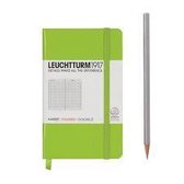 Leuchtturm1917 Notitieboek - Pocket - Geruit - Lime