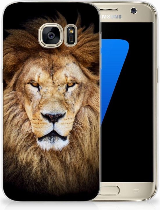 TPU étui pour Samsung Galaxy S7 Coque Téléphone Lion | bol.com