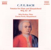 C.P.E. Bach: Sonatas for Flute & Harpsichord /Drahos, Pertis