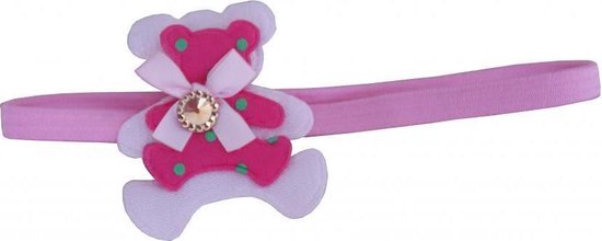 Jessidress Baby Haarband Meisjes Hoofdband met elastische Band - Roze