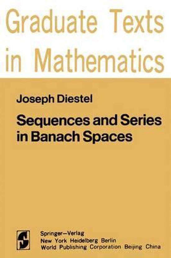 Sequences and Series in Banach Spaces - cover