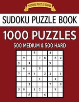 Sudoku Puzzle Book, 1,000 Puzzles, 500 Medium and 500 Hard