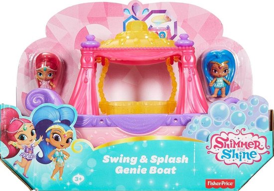Fisher price Shimmer En Shine Swing And Splash Boot 30 Cm bol
