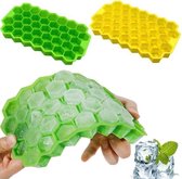 IJsblokjes - Groen - IJsklontjes maken - Siliconen ijsblokjes houder - 37 IJsklontjes - KoopjesAap