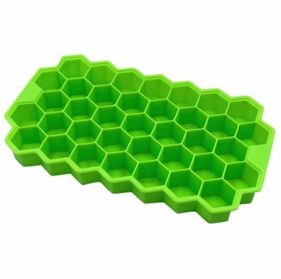 kans Distributie Sophie IJsblokjes - Groen - IJsklontjes maken - Siliconen ijsblokjes houder - 37  IJsklontjes... | bol.com