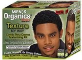 Africas Best Mens Organics Texture My Way Comb Thru Creme Texturizing Kit