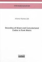 Decoding of Block and Convolutional Codes in Rank Metric