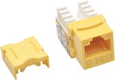 Tripp Lite N238-001-YW RJ45 (FEMALE) Geel kabel-connector