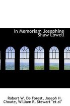 In Memoriam Josephine Shaw Lowell