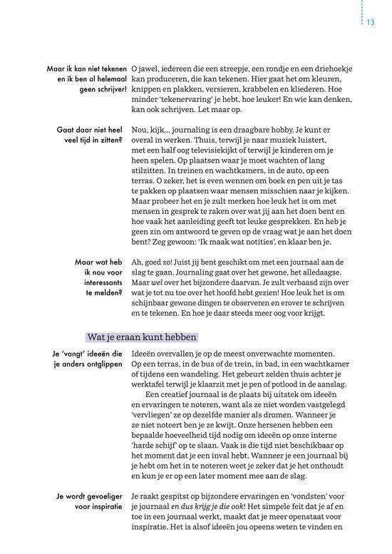 Titelpagina met 'Wat je eruit kunt halen' bovenaan, gevolgd door een lijst met secties.