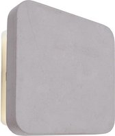 Zoomoi Relono II – Wandlamp LED Binnen – Grijs – Vierkant - beton look