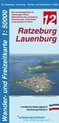 LVA SH 50 000 Wanderkarte Ratzeburg - Lauenburg