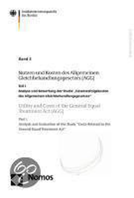 Antidiskriminierungsstelle des Bundes 3: Nutzen und Kosten d ... - cover