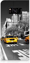 Hoesje Geschikt voor Samsung S8 Design New York Taxi