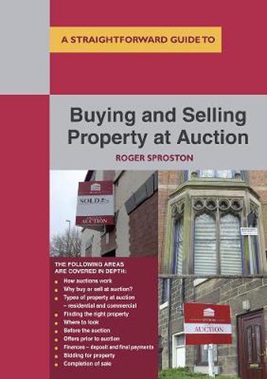 Buying And Selling Property At Auction 9781847167156 Roger Sproston