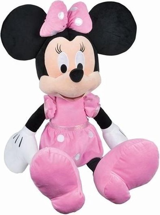 Pluche Minnie Mouse knuffel 80 cm - Grote Disney knuffels | bol.com