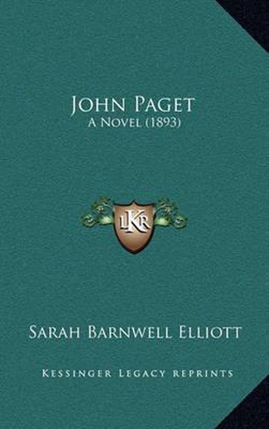 John Paget, Sarah Barnwell Elliott 9781164405740 Boeken