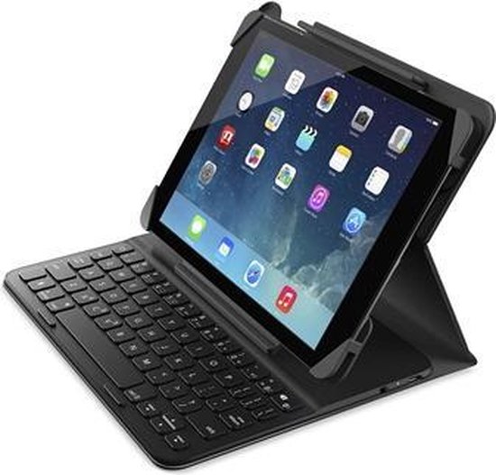 Belkin QODE Slim Style hoes met QWERTY toetsenbord voor iPad Air en iPad  Air 2 - Zwart | bol.com