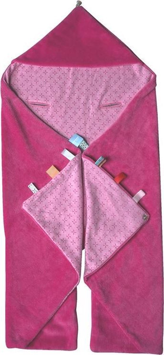 Snoozebaby - wikkeldeken Trendy Wrapping - Funky Pink - 90x110cm | bol.com