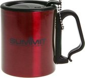 Summit Drinkbeker Met Deksel Aluminium Rood 300 Ml