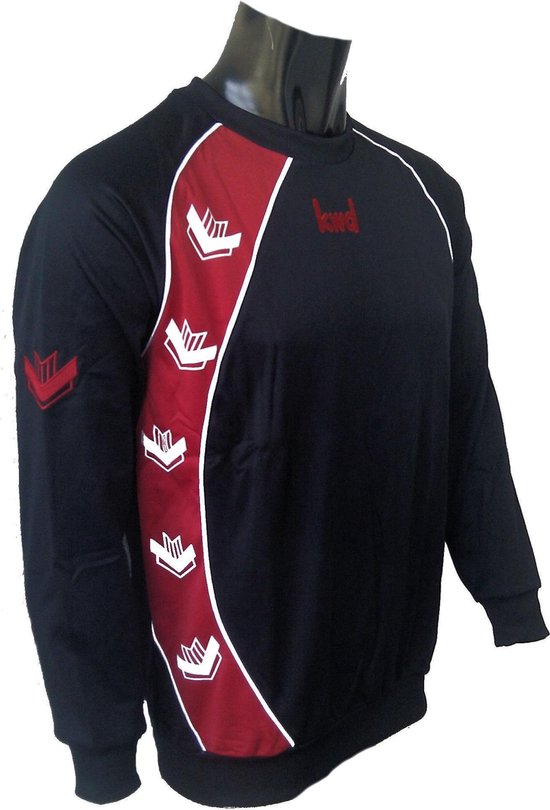 KWD Sweater Pronto - Zwart/rood