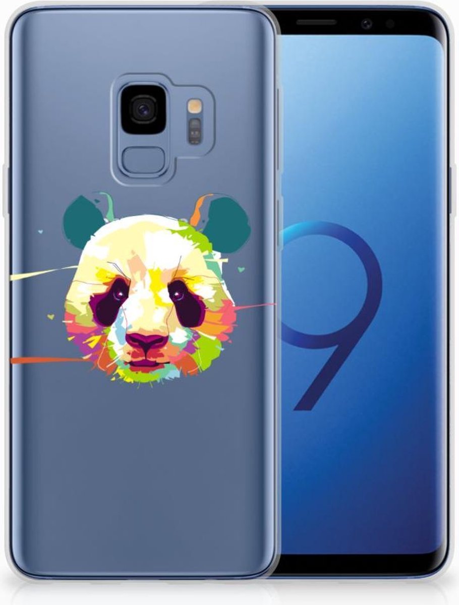 Samsung Galaxy S9 Telefoonhoesje met Naam Panda Color