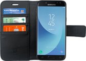 Hoesje voor Samsung Galaxy J7 (2017) Book Case Portemonnee - Cover voor 3 Pasjes Zwart
