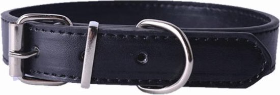 Honden halsband zwart 40 cm