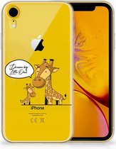 iPhoneXR siliconen hoesje Giraffe